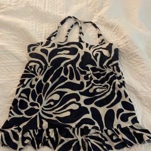 Vintage JCrew baby doll tank top with razor back.